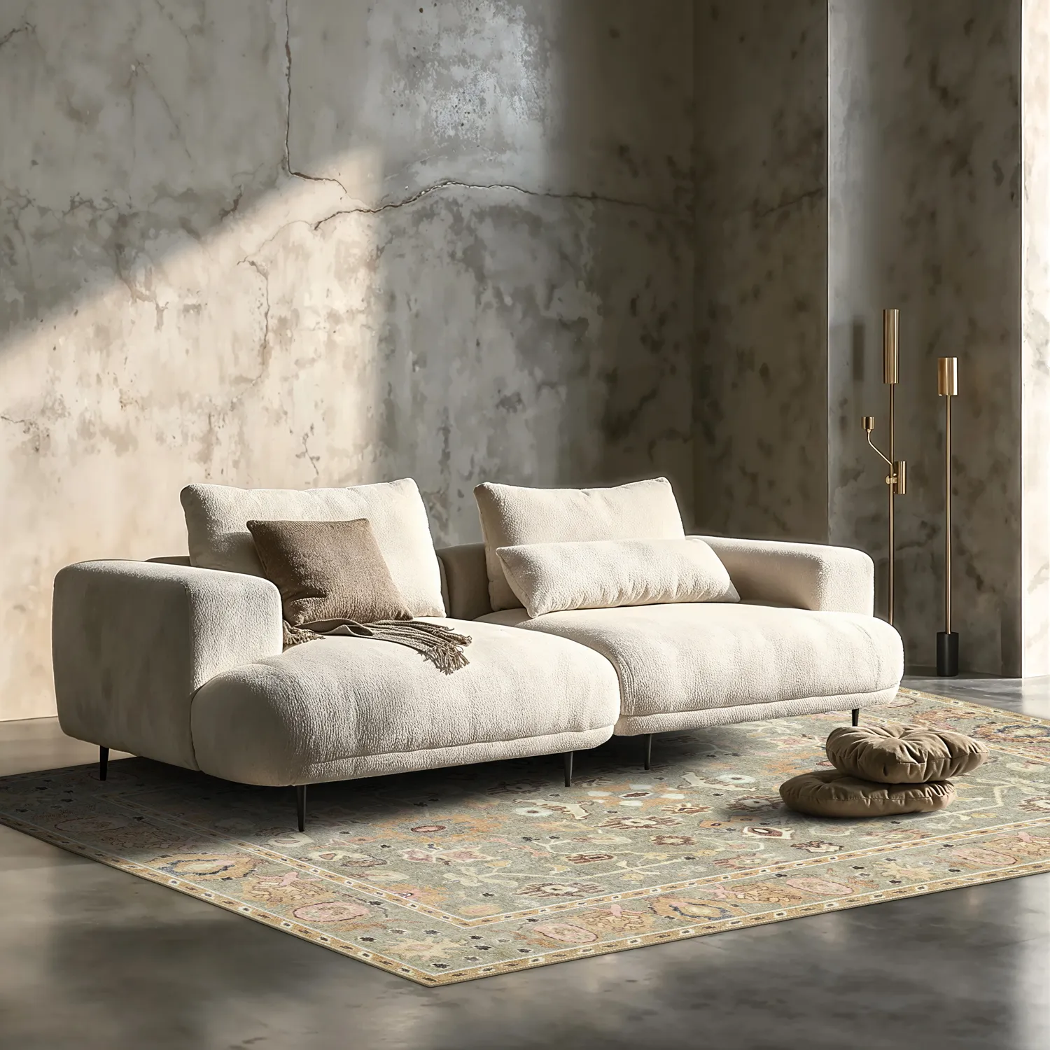 Flatweave rug - Yara (beige)