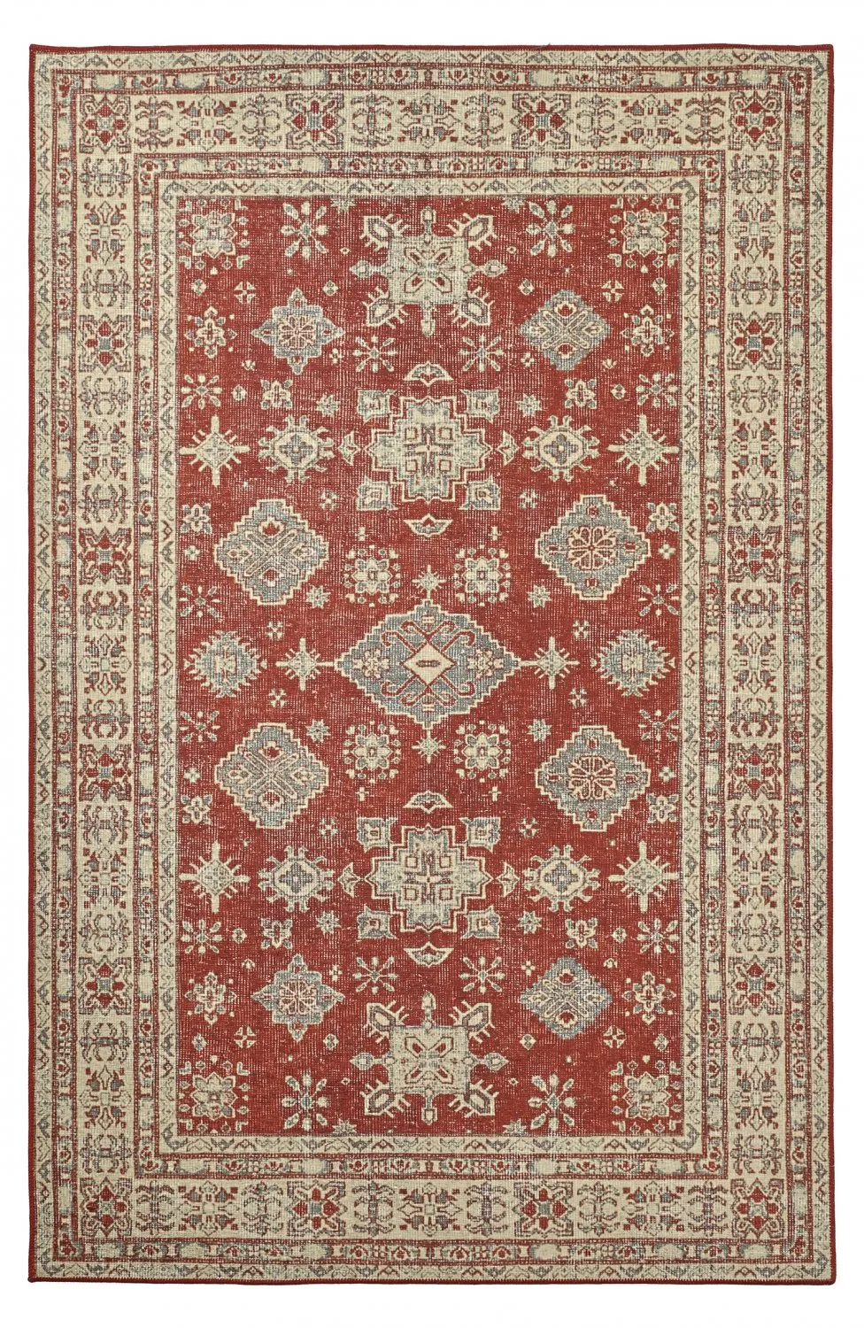Flatweave rug - Zuleina (red)