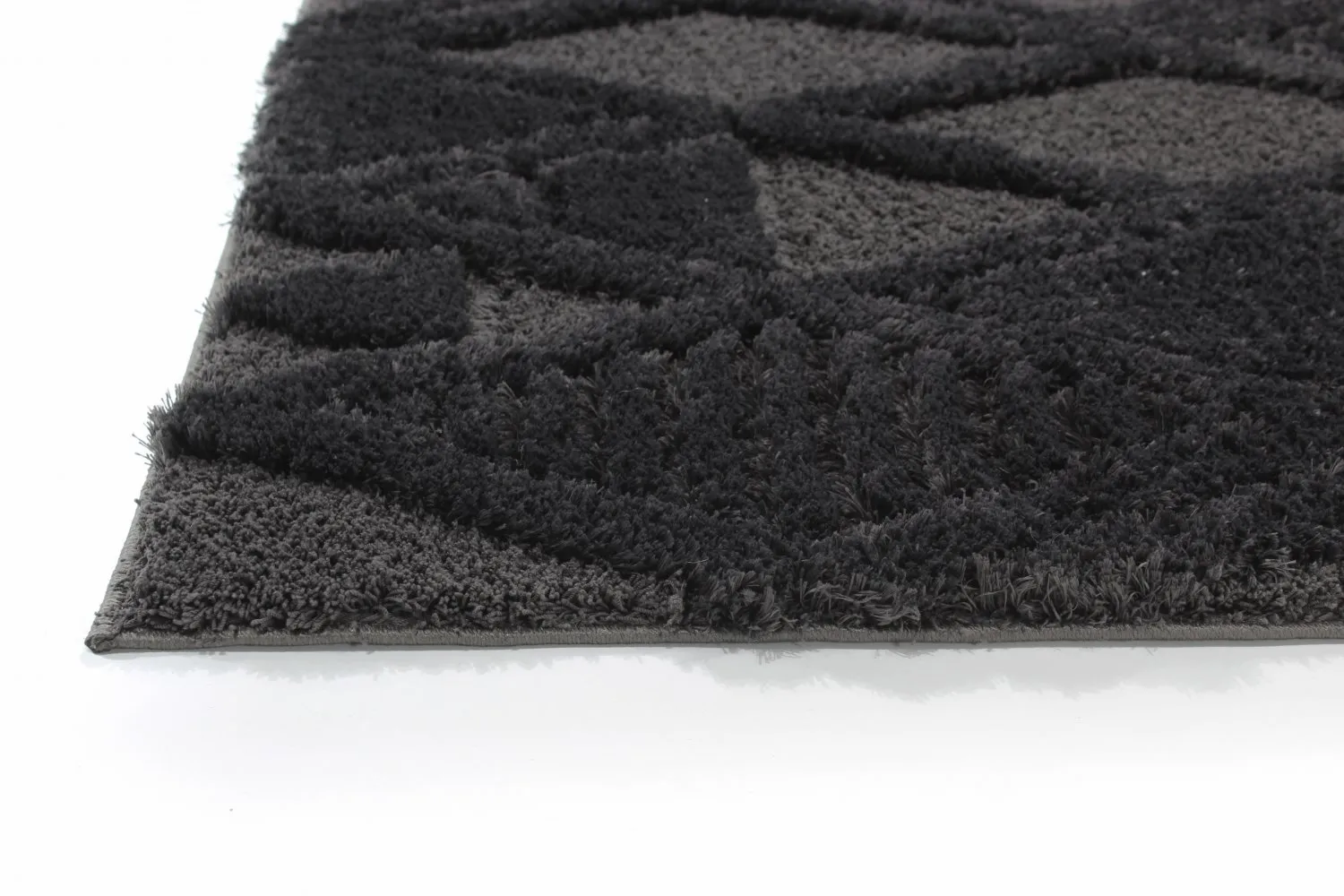 Shaggy rugs - Rostock (black)