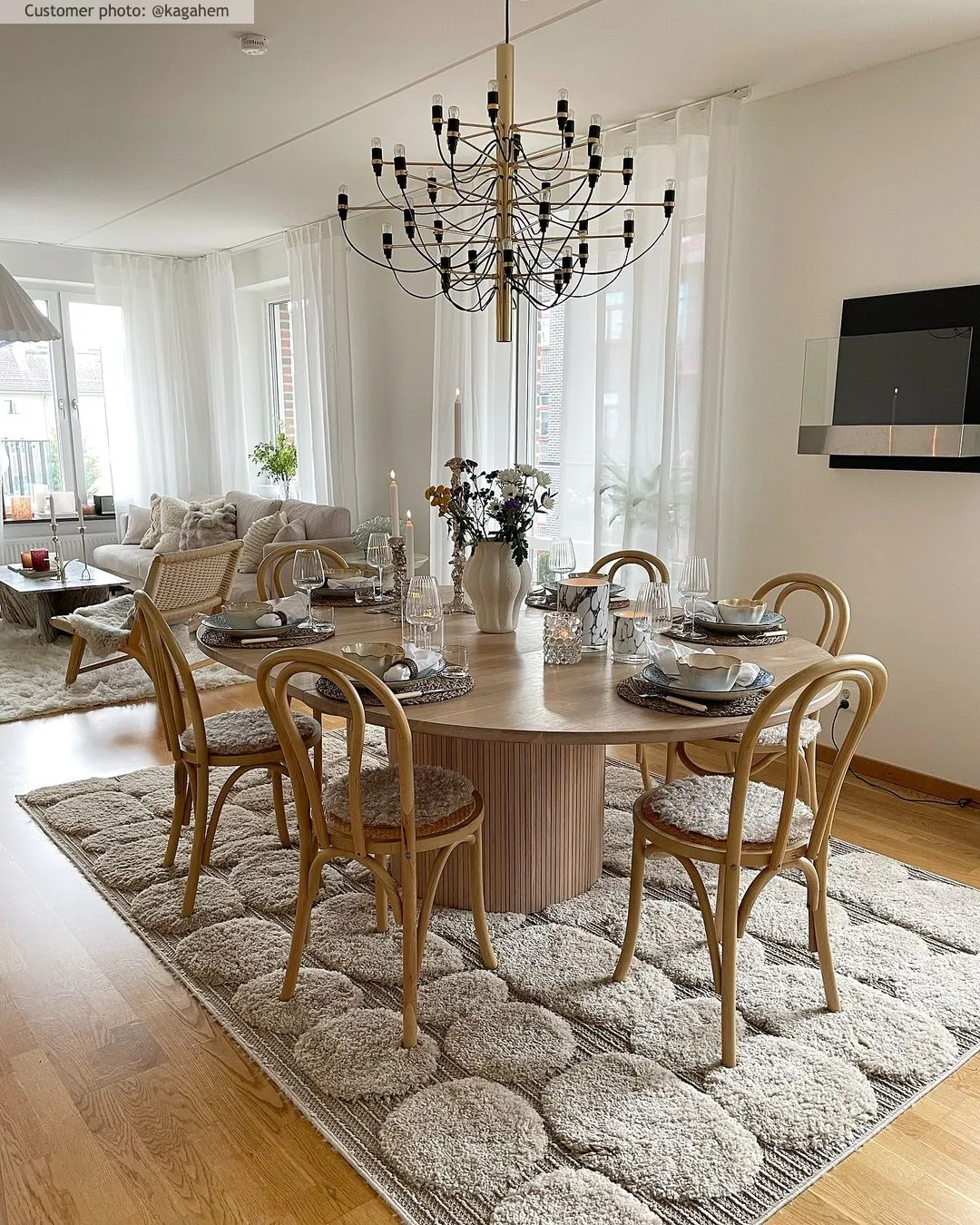 Shaggy rugs - Fondi (beige)