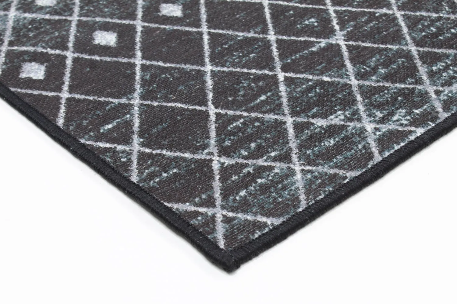 Wilton rug - Stella (black/white)