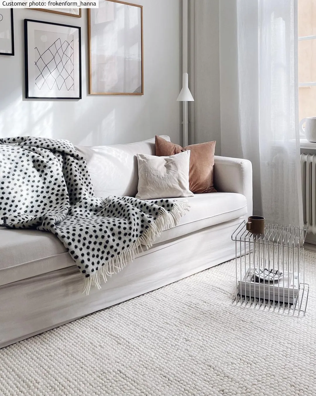 Wool rug - Avafors Wool Bubble (beige)