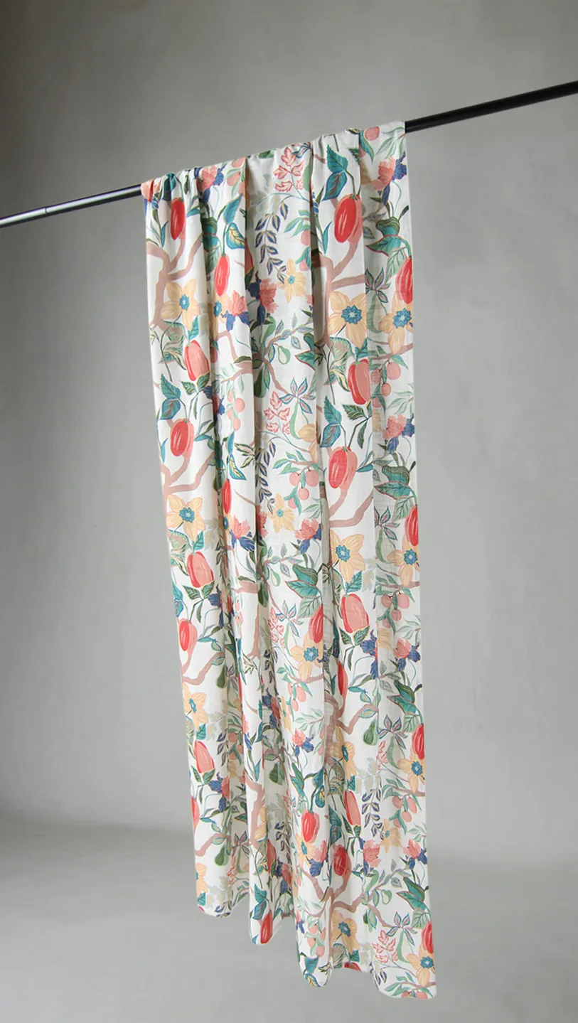 Curtains - Cotton curtain - Sofi-Lee (red)