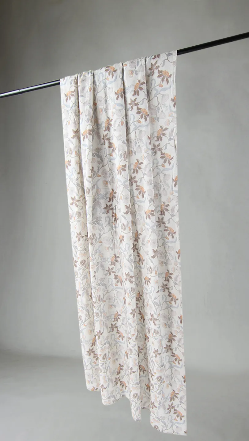 Curtains - Cotton curtain - Sollan (beige)