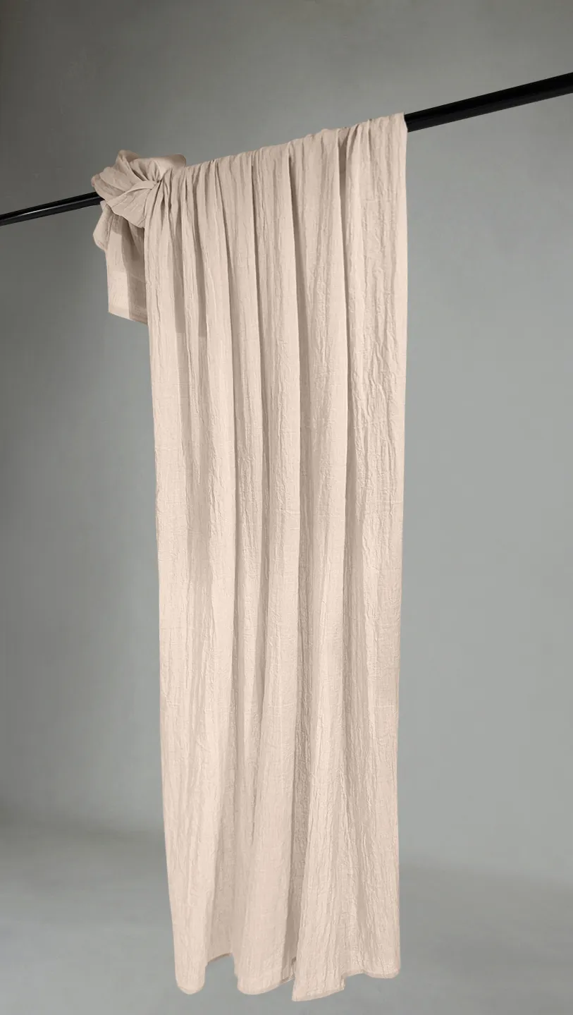 Curtains - Lace curtain Hilma (light beige)