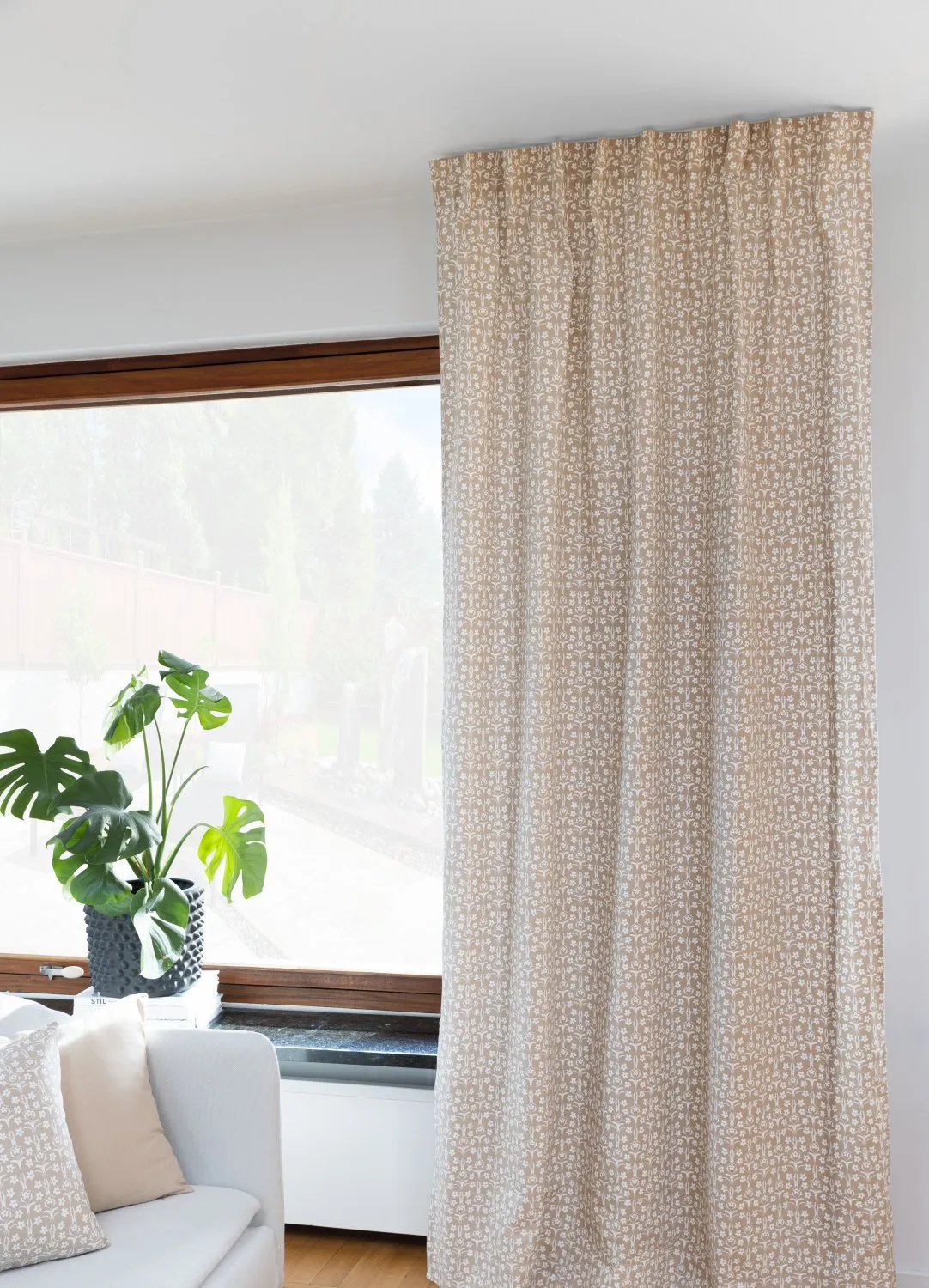 Curtains - Cotton curtain Ella (beige)