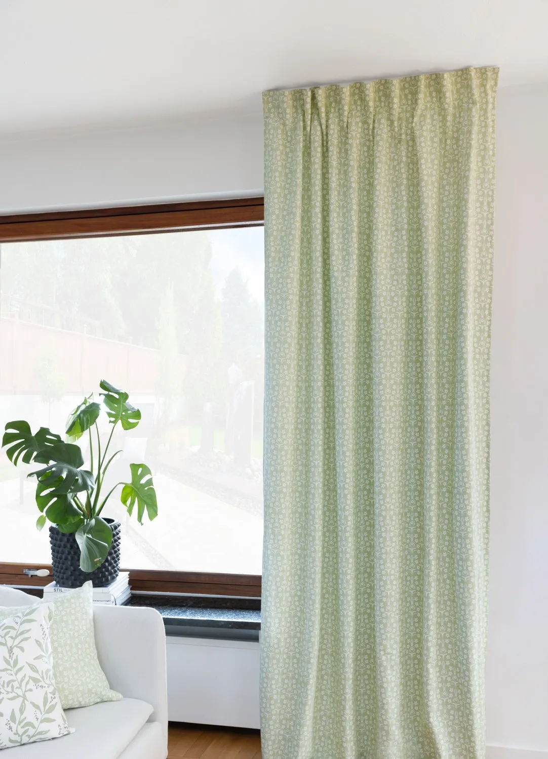 Curtains - Cotton curtain Ella (Green)