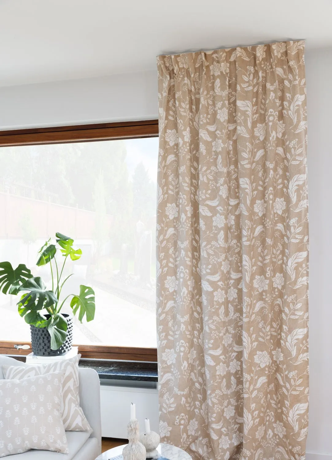 Curtains - Cotton curtain Onni (beige)