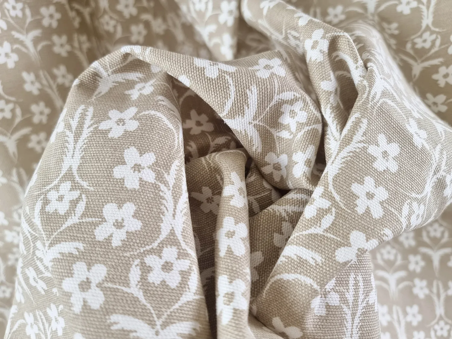 Curtains - Cotton curtain Ella (beige)