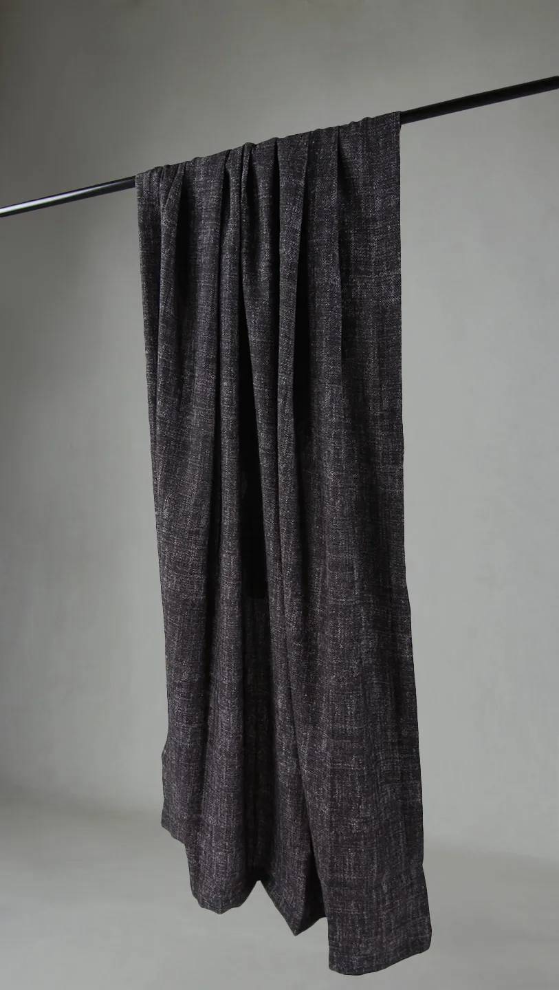 Curtains - Linen curtain Alecia (dark grey)