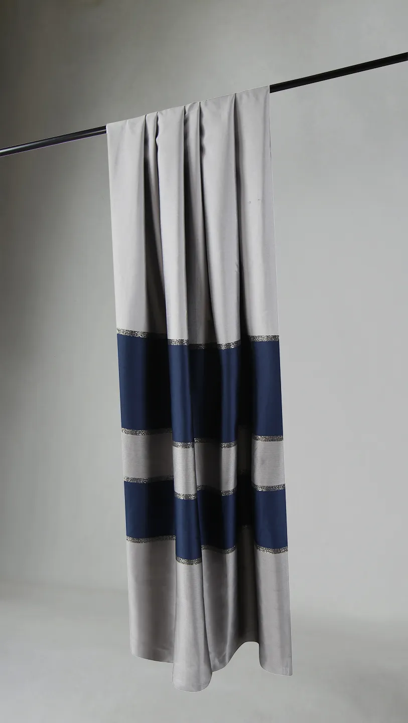 Curtain - Austin (grey/blue)