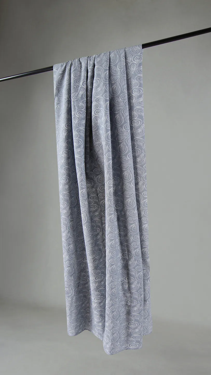 Curtains - Cotton curtain Merja (blue)