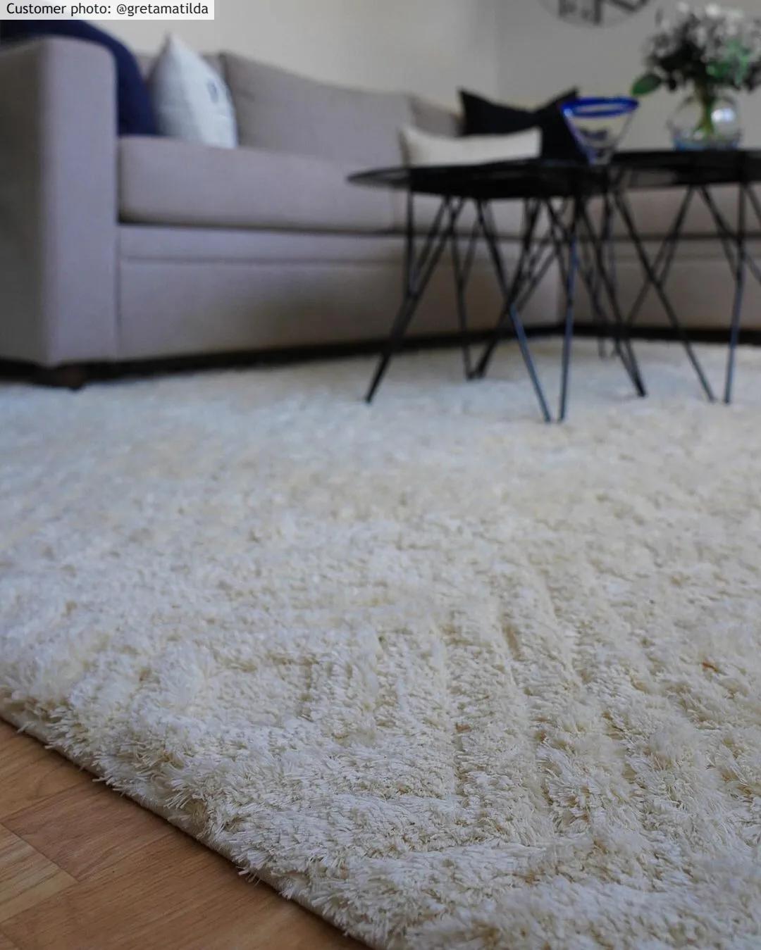 Shaggy rugs - Monti (offwhite)