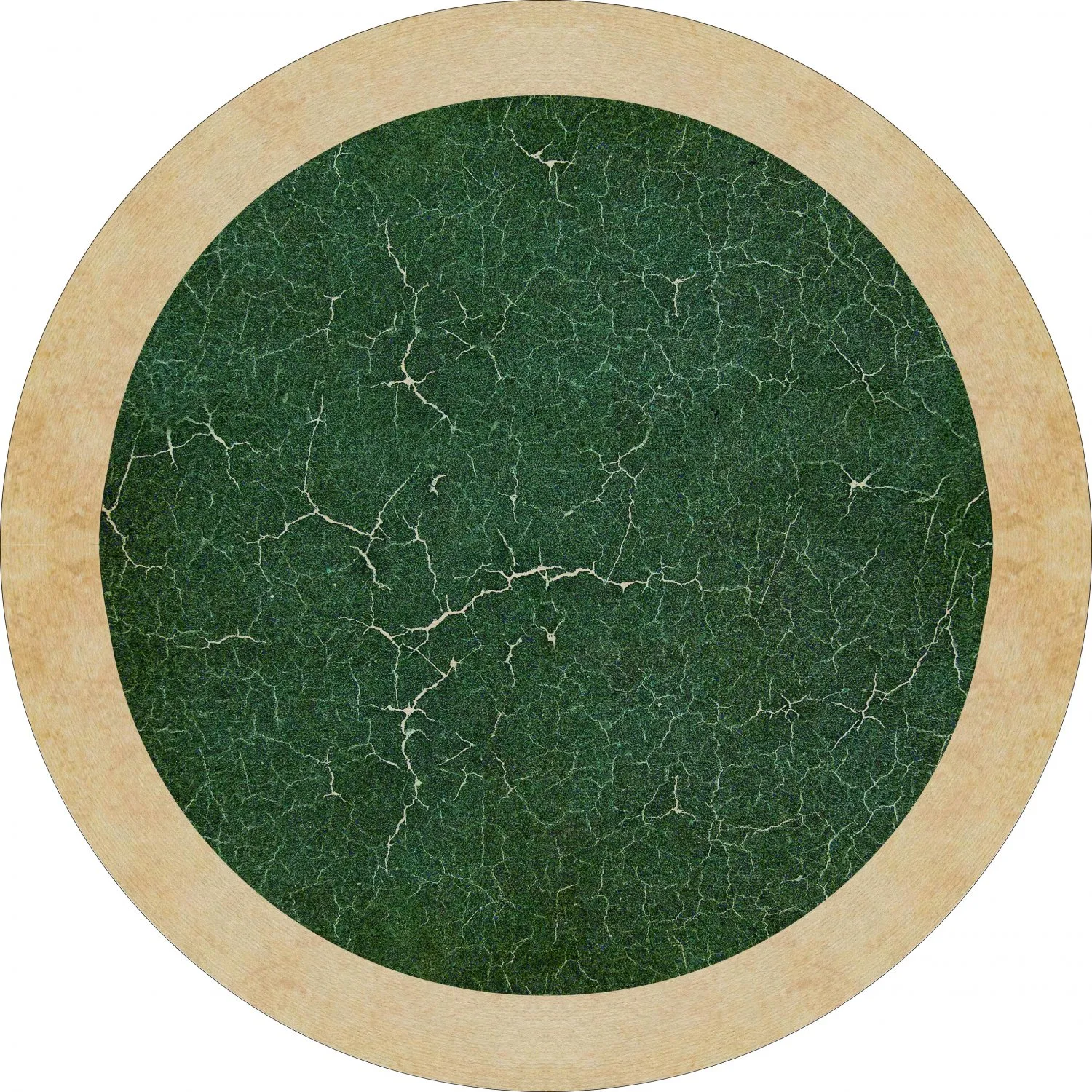 Round rug - Laval (green)