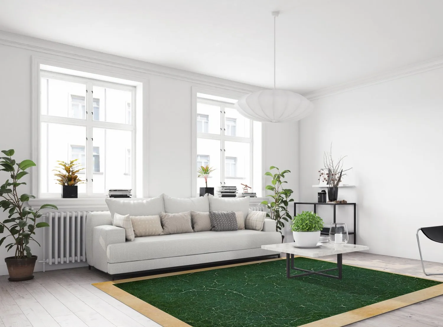 Wilton rug - Laval (green)