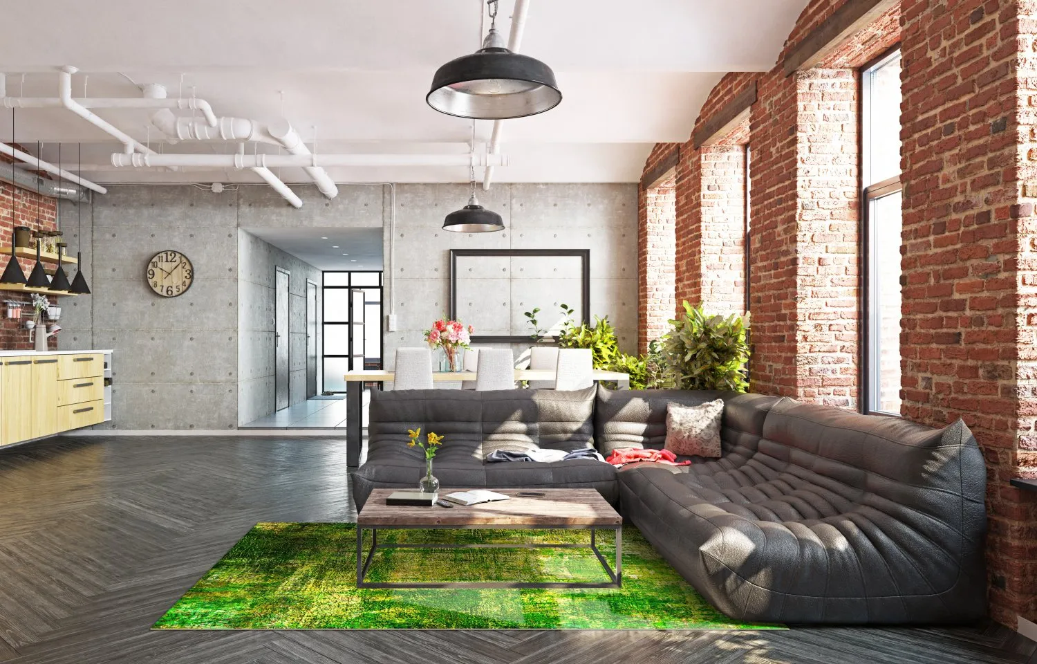 Wilton rug - Padron (green)