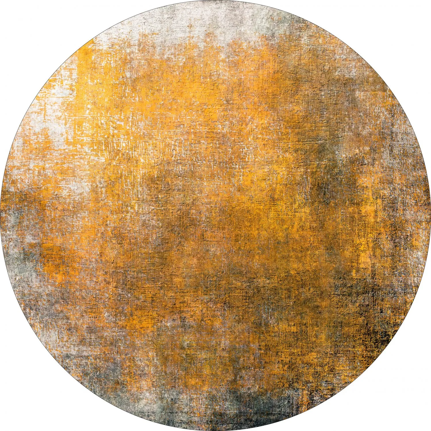 Round rug - Lalin (yellow)