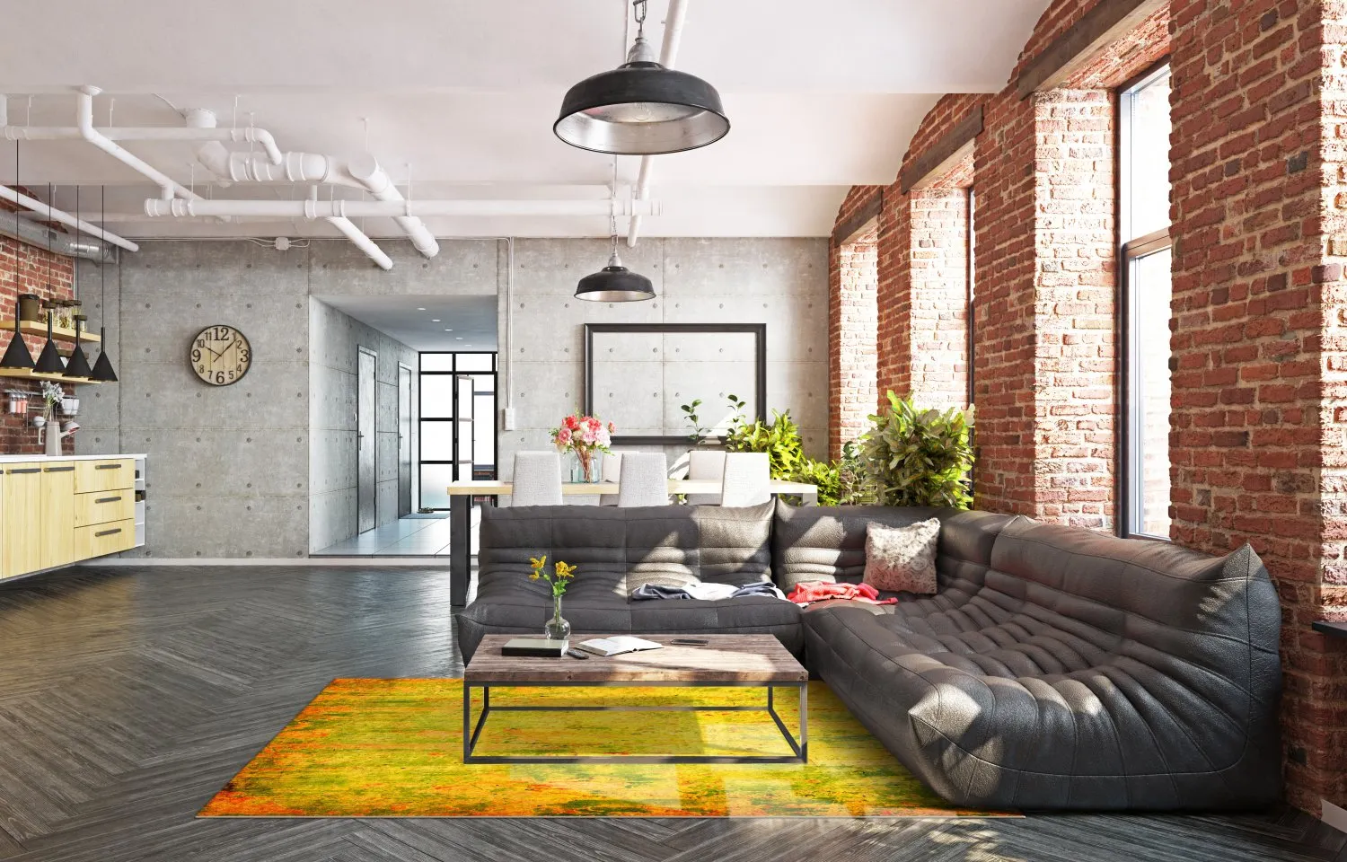 Wilton rug - Melide (yellow)