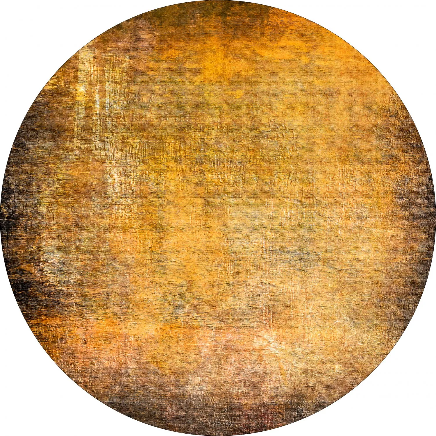 Round rug - Minde (gold)