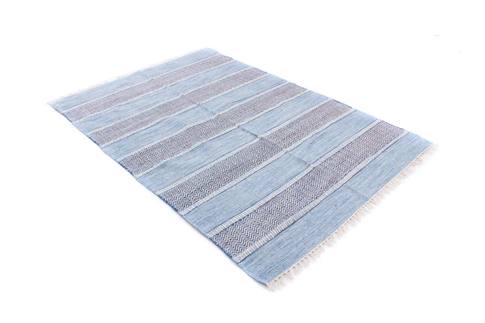 Rag rugs from Strehög of Sweden - Havtorn (blue)