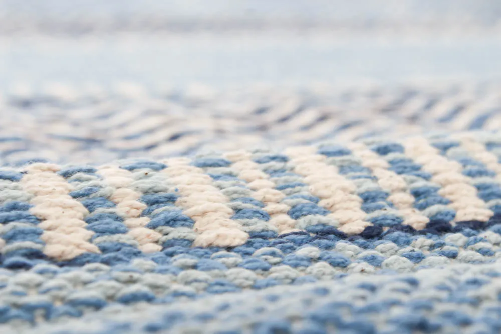 Rag rugs from Strehög of Sweden - Havtorn (blue)