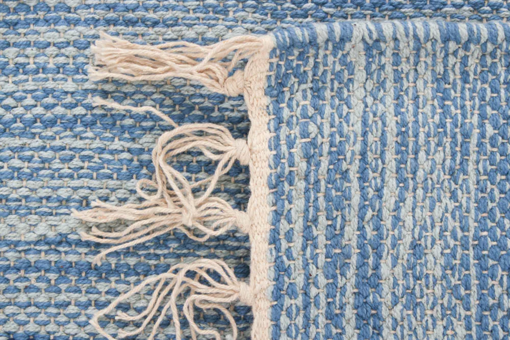 Rag rugs from Strehög of Sweden - Havtorn (blue)