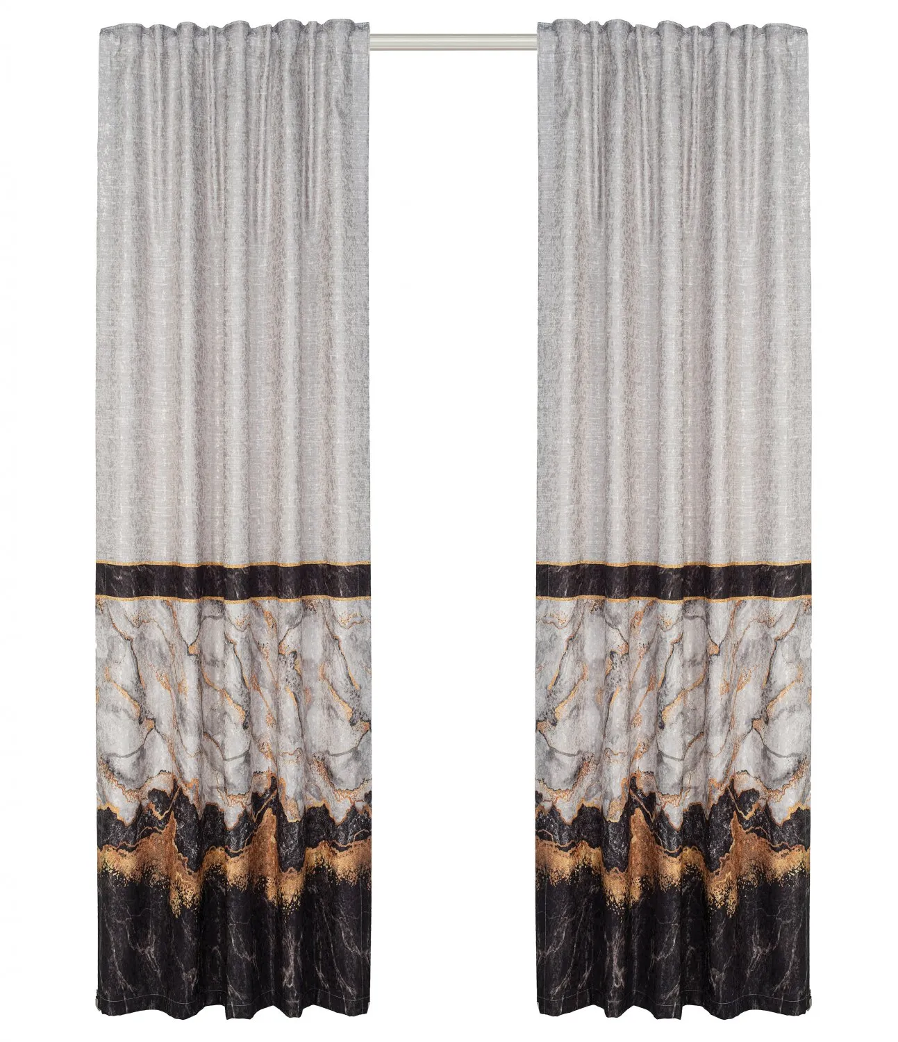 Curtain - Padova (black/multi)