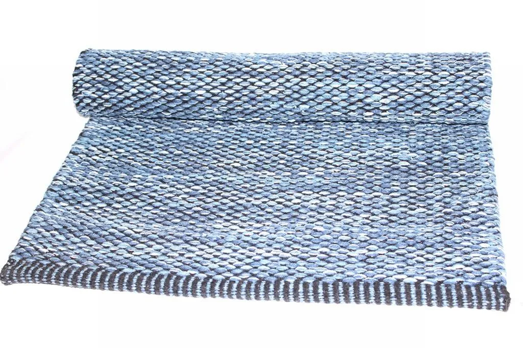 Rag rugs - Tuva (blue)