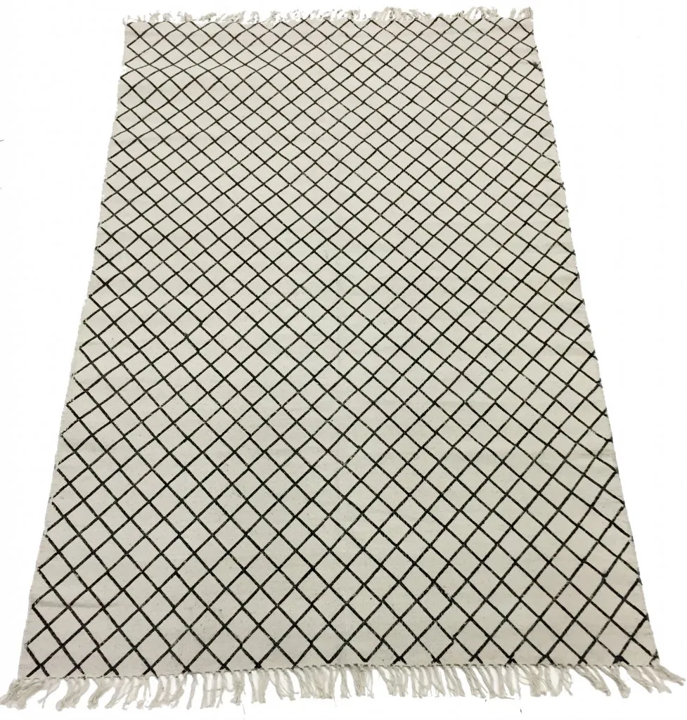 Rag rugs - Agadir (black/white)