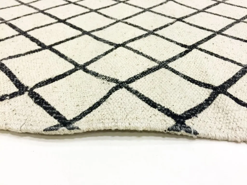 Rag rugs - Agadir (black/white)