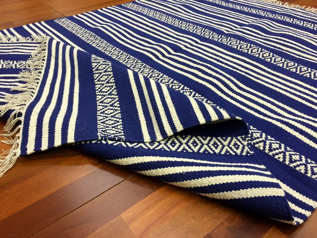 Rag rugs - Ystad (blue)