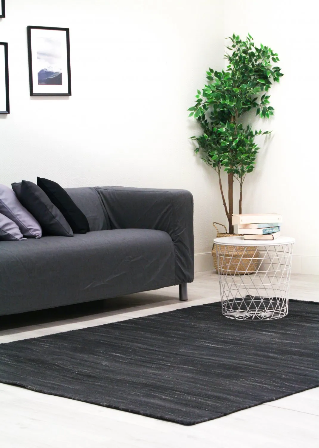 Wool rug - St. Kilda (dark grey)