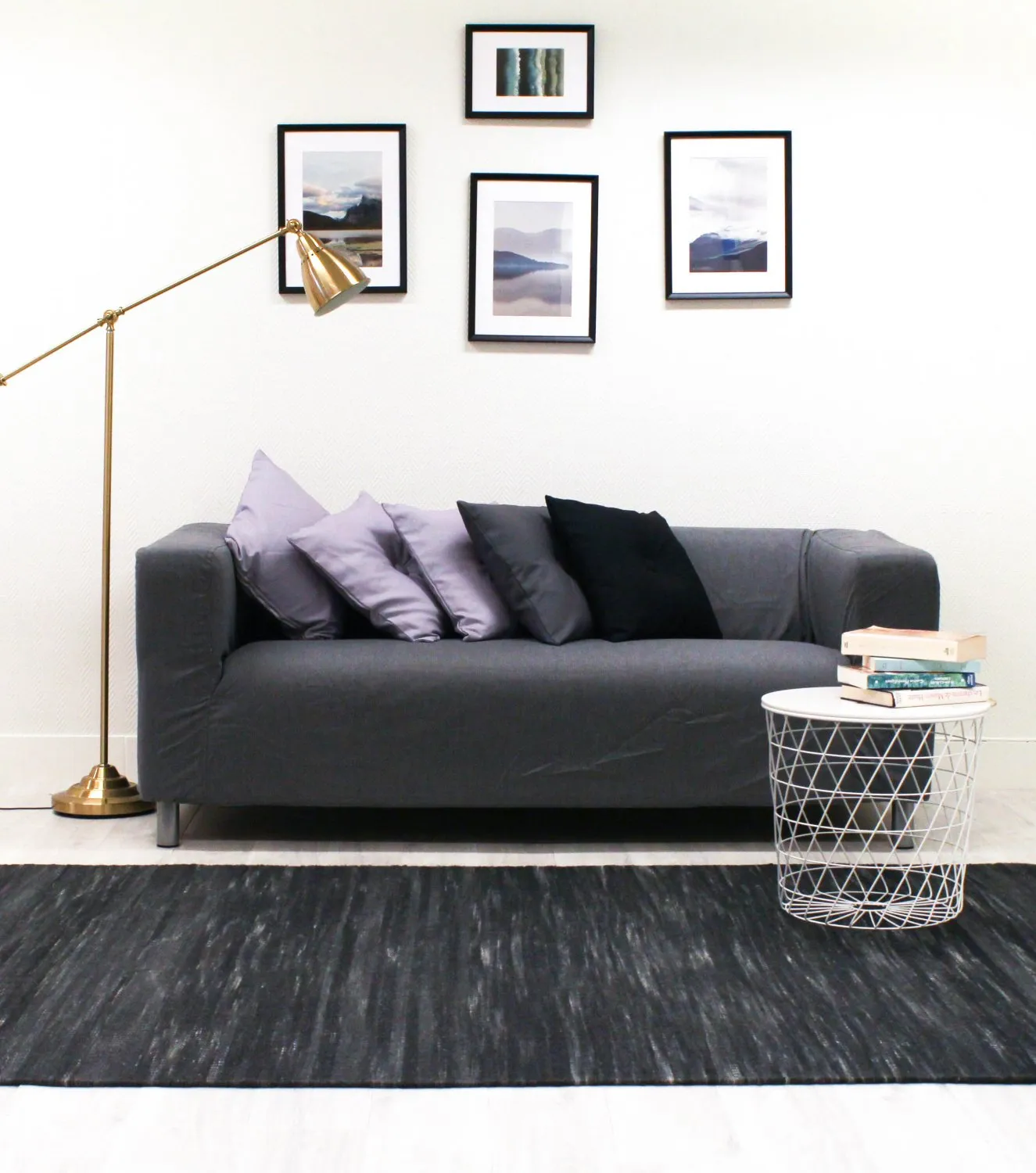 Wool rug - St. Kilda (dark grey)