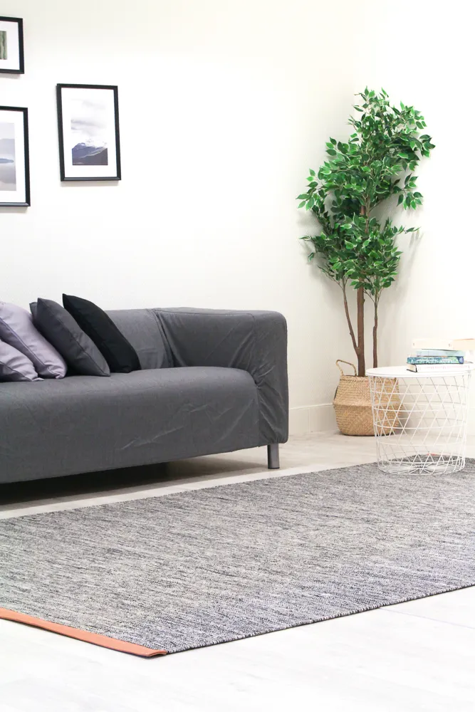 Wool rug - Galway (grey)