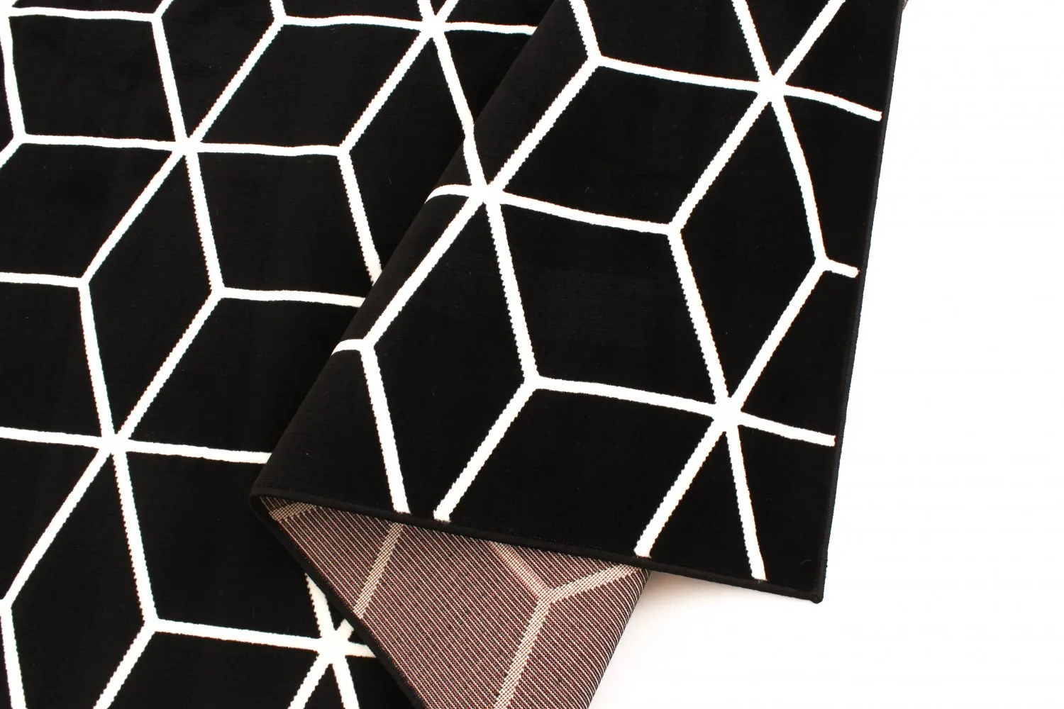 Wilton rug - Florence Square (black)