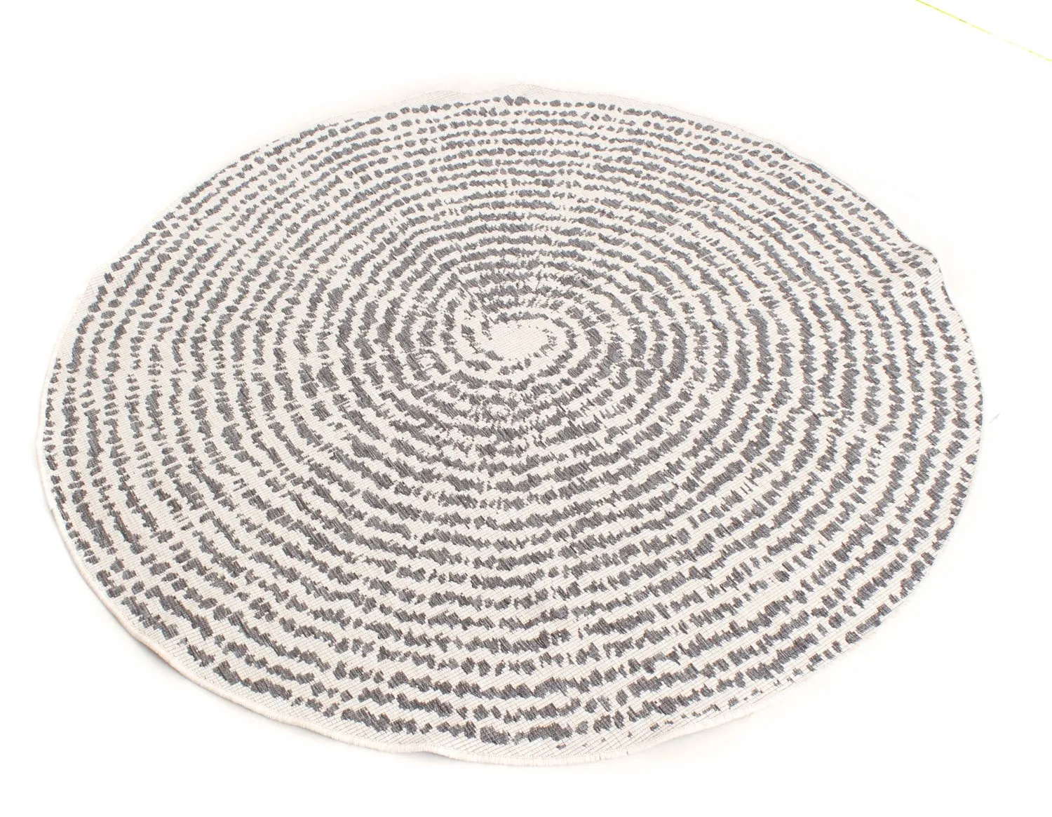 Round rug - Brussels Swirl (grey)