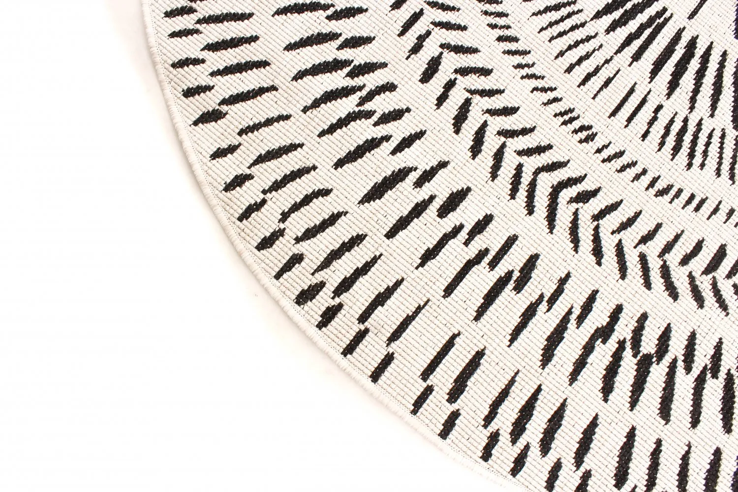 Round rug - Brussels Night (grey)