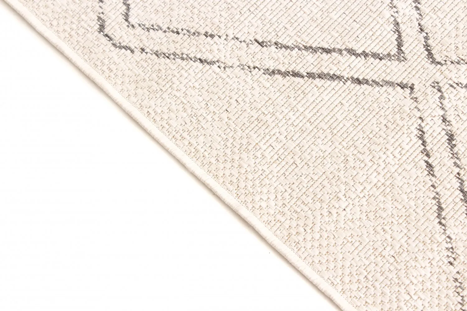 Indoor/Outdoor rug - Brussels Diamond (white)