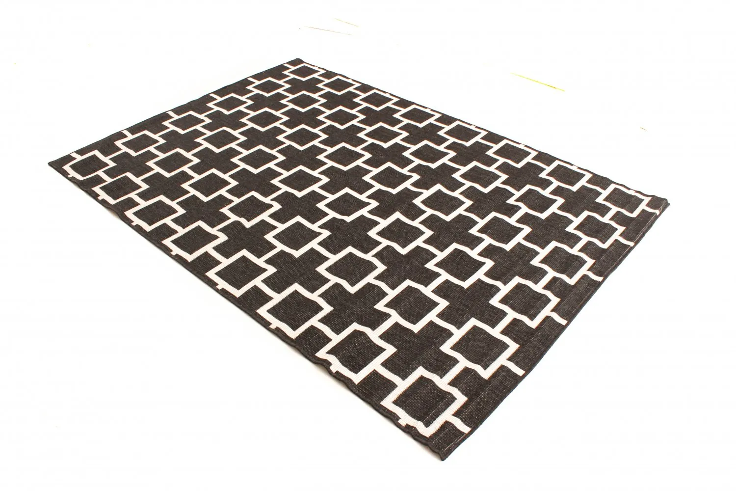 Indoor/Outdoor rug - Brussels Silver (black)