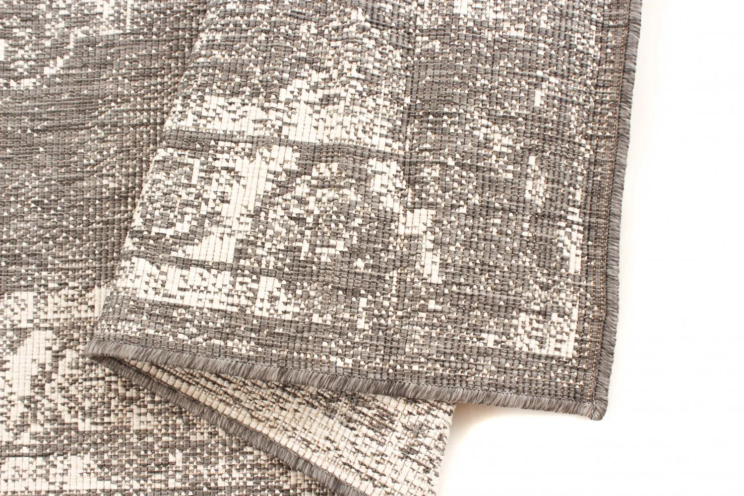 Indoor/Outdoor rug - Brussels Weave (grey)