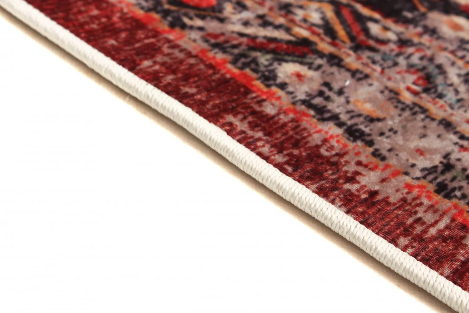 Wilton rug - Soussi (red/multi)