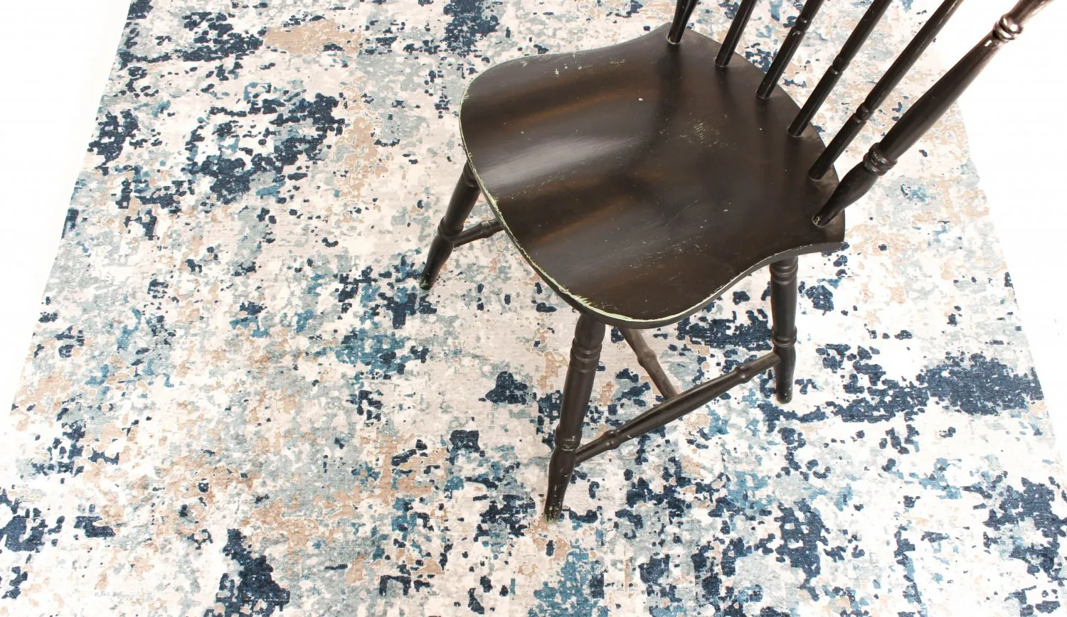 Round rug - Hiboun (blue)