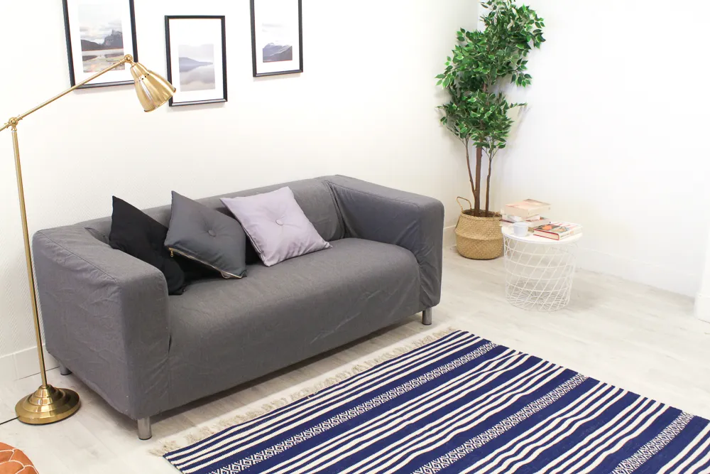 Rag rugs - Ystad (blue)
