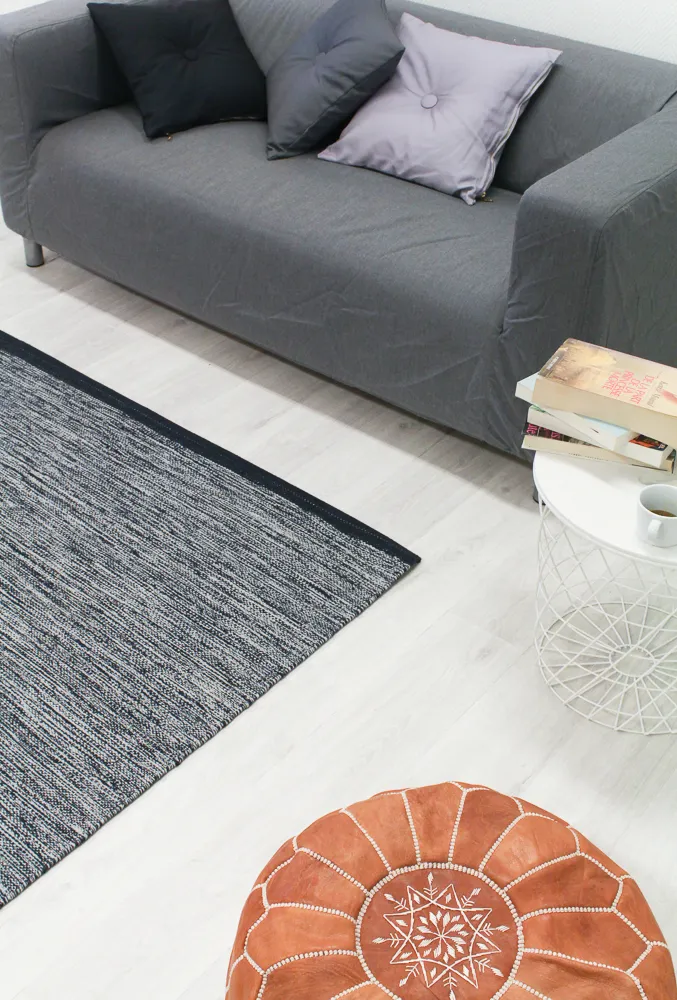Rag rugs - Slite (grey)