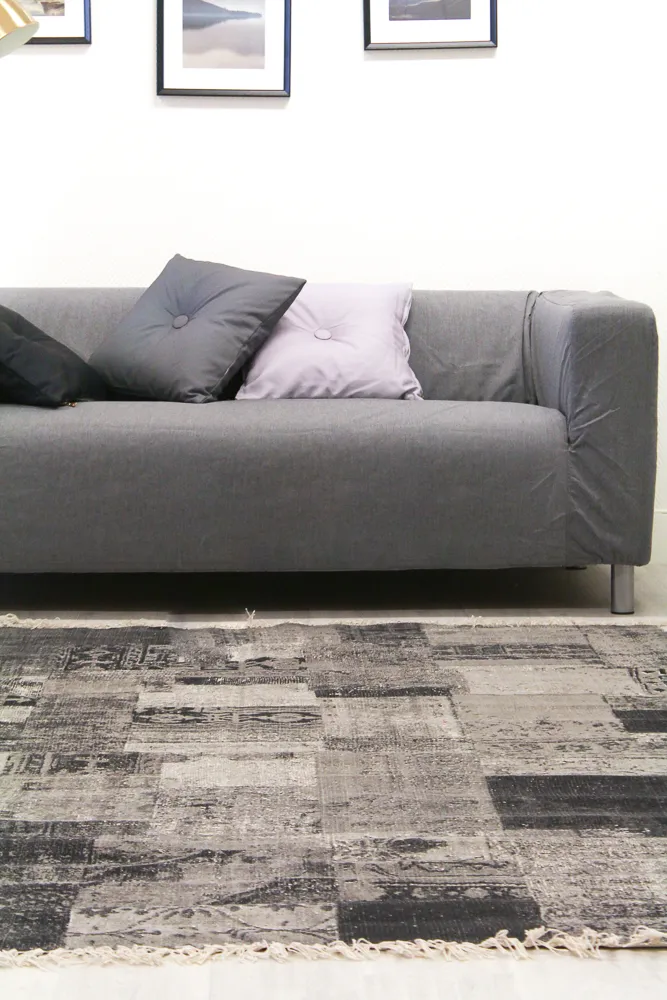Rag rugs - Bastia (grey)