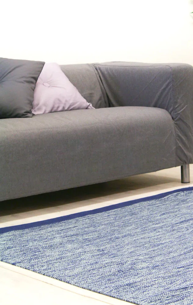 Rag rugs - Slite (blue)