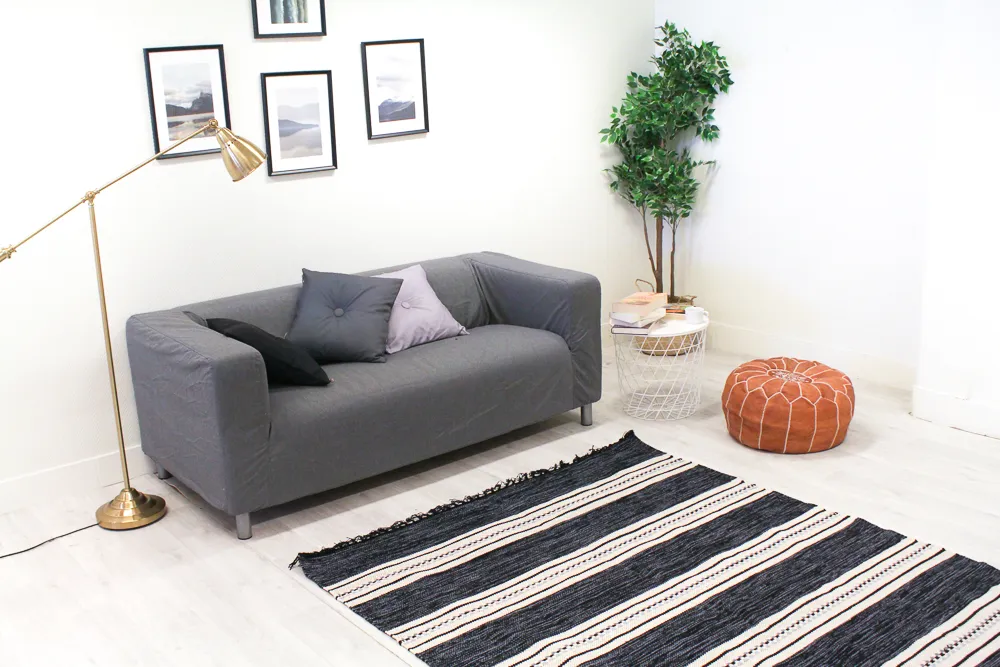Rag rugs - Kajsa (black)