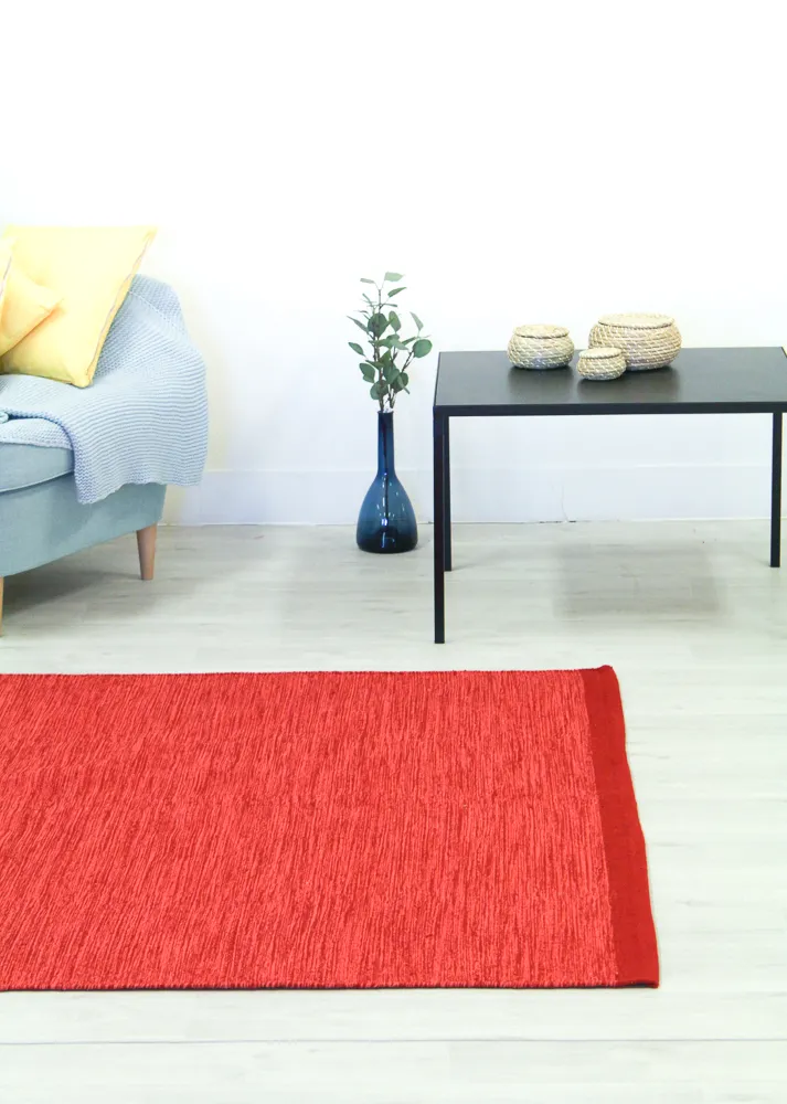 Rag rugs - Slite (red)