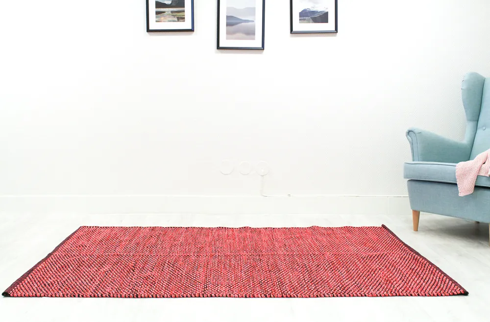 Rag rugs - Tuva (red)