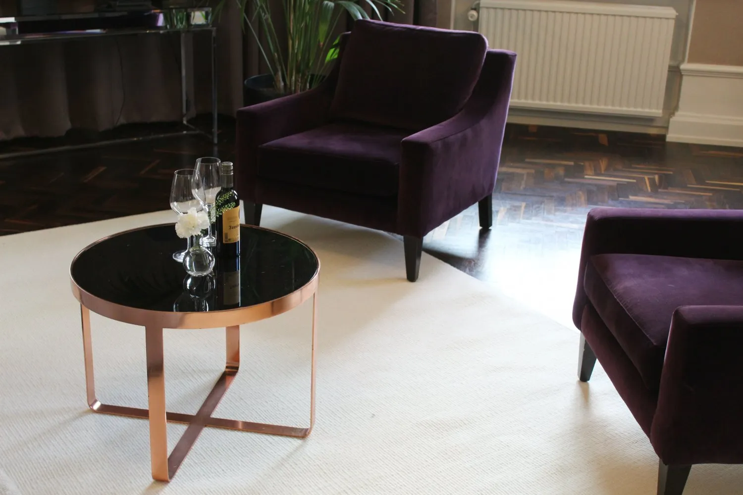 Round rug - Hamilton (white)